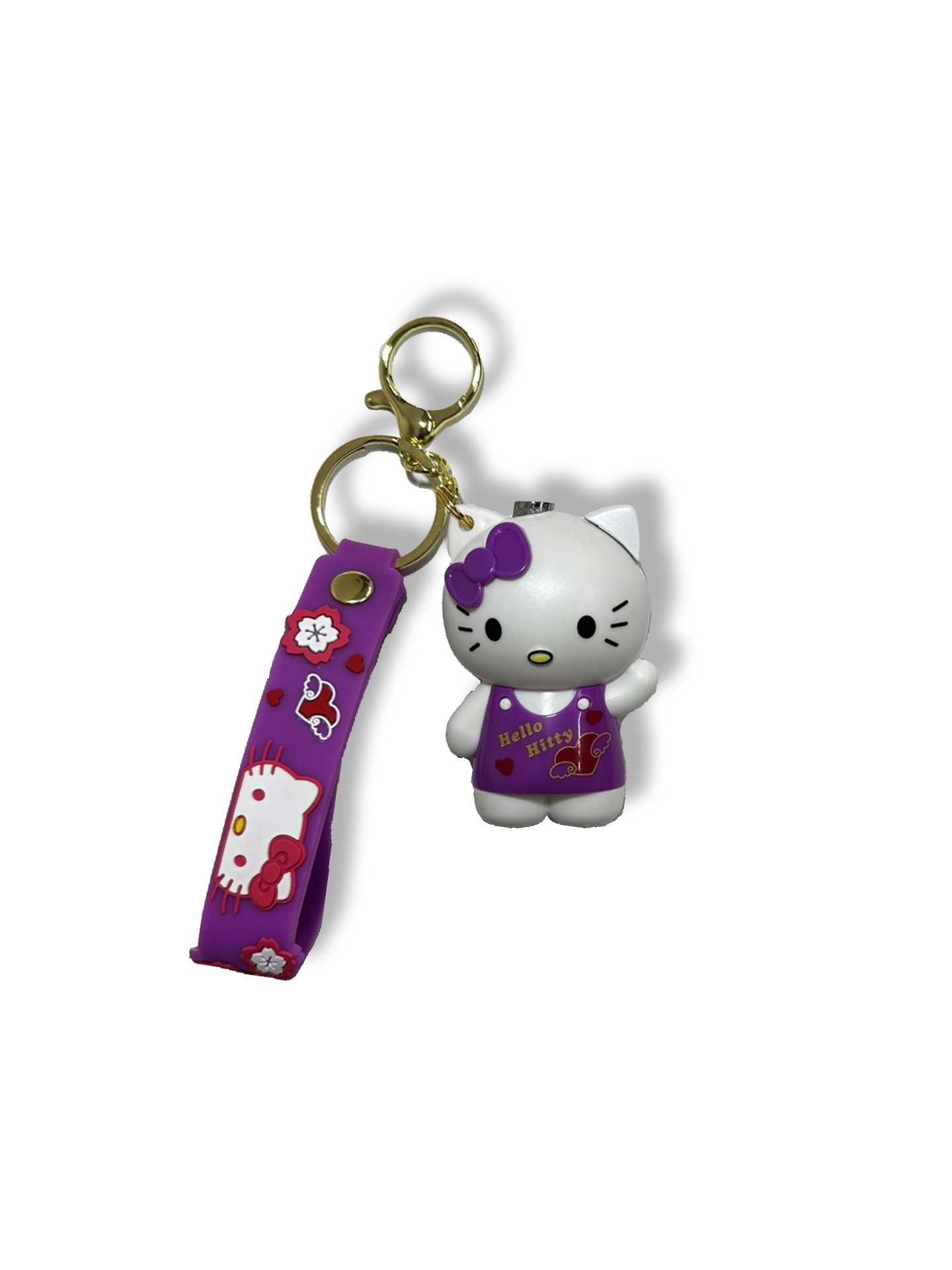 Hello Kitty  Purple Flame Lighter Keychain